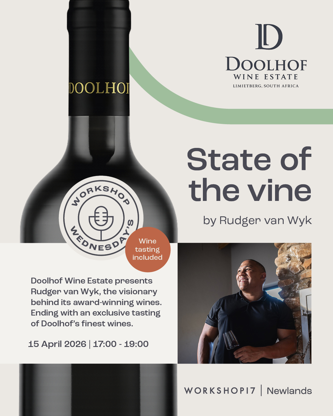 State of the Vine — Rudger van Wyk, Doolhof Wine Estate